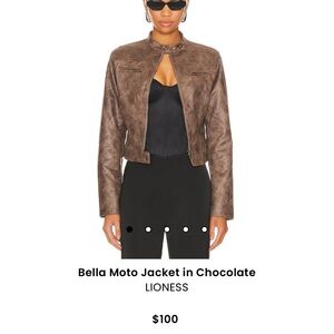 lioness bella moto jacket